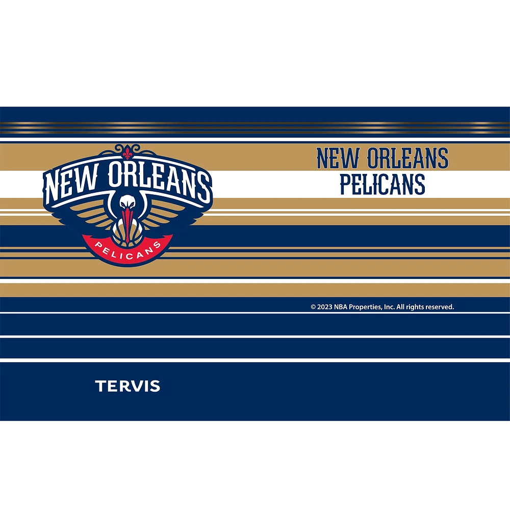 Tervis Pélicans de la Nouvelle-Orléans 20oz. Gobelet en acier inoxydable à rayures Hype