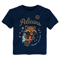 Ensemble t-shirt deux pièces pour tout-petits Heather Gray New Orleans Pelicans Guardians Of The Galaxy