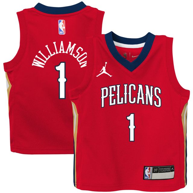 Enfant Jordan Brand Zion Williamson Rouge New Orleans Pelicans 2020/21 Maillot - Statement Edition