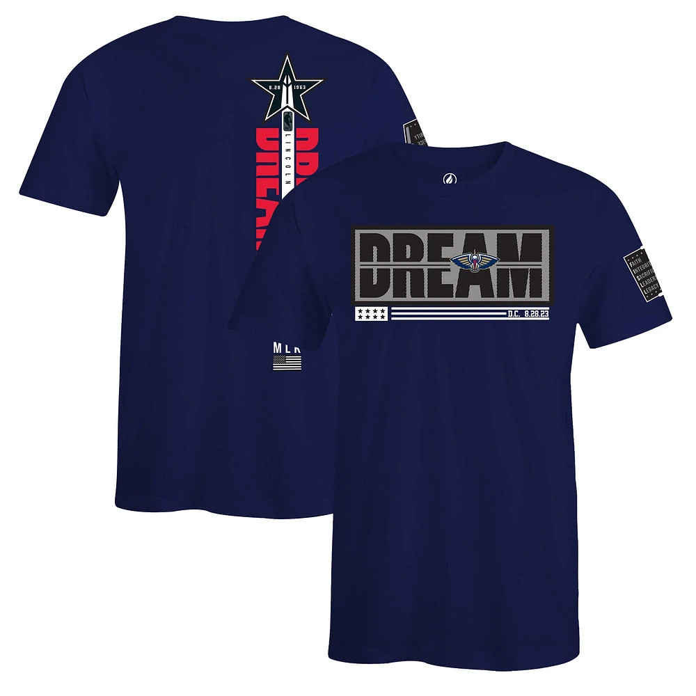 Unisex FISLL x Black History Collection Navy New Orleans Pelicans T-Shirt