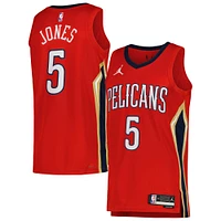 Unisex Jordan Brand Herbert Jones Red New Orleans Pelicans Swingman Jersey - Statement Edition