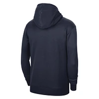 Unisex Nike Navy New Orleans Pelicans 2023/24 Performance Spotlight On-Court Practice Pullover Hoodie