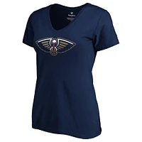 Women's Fanatics Zion Williamson Navy New Orleans Pelicans 2019 NBA Draft Playmaker Name & Number V-Neck T-Shirt