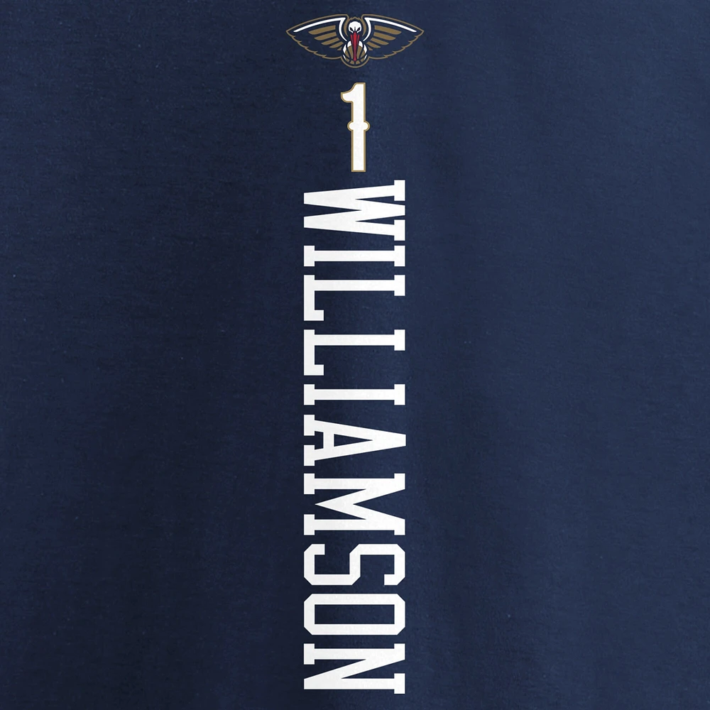 Women's Fanatics Zion Williamson Navy New Orleans Pelicans 2019 NBA Draft Playmaker Name & Number V-Neck T-Shirt
