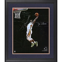 Zion Williamson New Orleans Pelicans Framed Autographed 16" x 20" Spotlight Dunk Photograph
