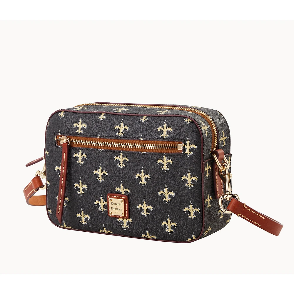 Dooney & Bourke New Orleans Saints Signature Camera Zip Crossbody Purse