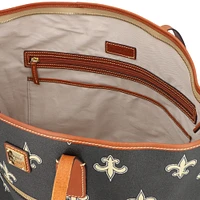 Dooney & Bourke New Orleans Saints Sporty Monogram Large Zip Tote Bag