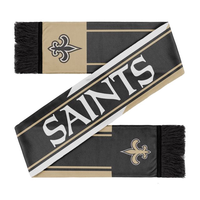 Mot-symbole FOCO New Orleans Saints Color Wave - Écharpe
