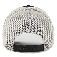 Men's '47 Black/Natural New Orleans Saints  Five Point Trucker Clean Up Adjustable Hat