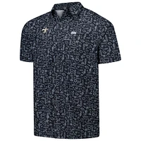 Men's Columbia PFG Black New Orleans Saints Super Slack Tide Omni-Wick Button-Up Shirt