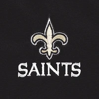 Men's Dunbrooke Black New Orleans Saints All-Star Tech Quarter-Zip Top