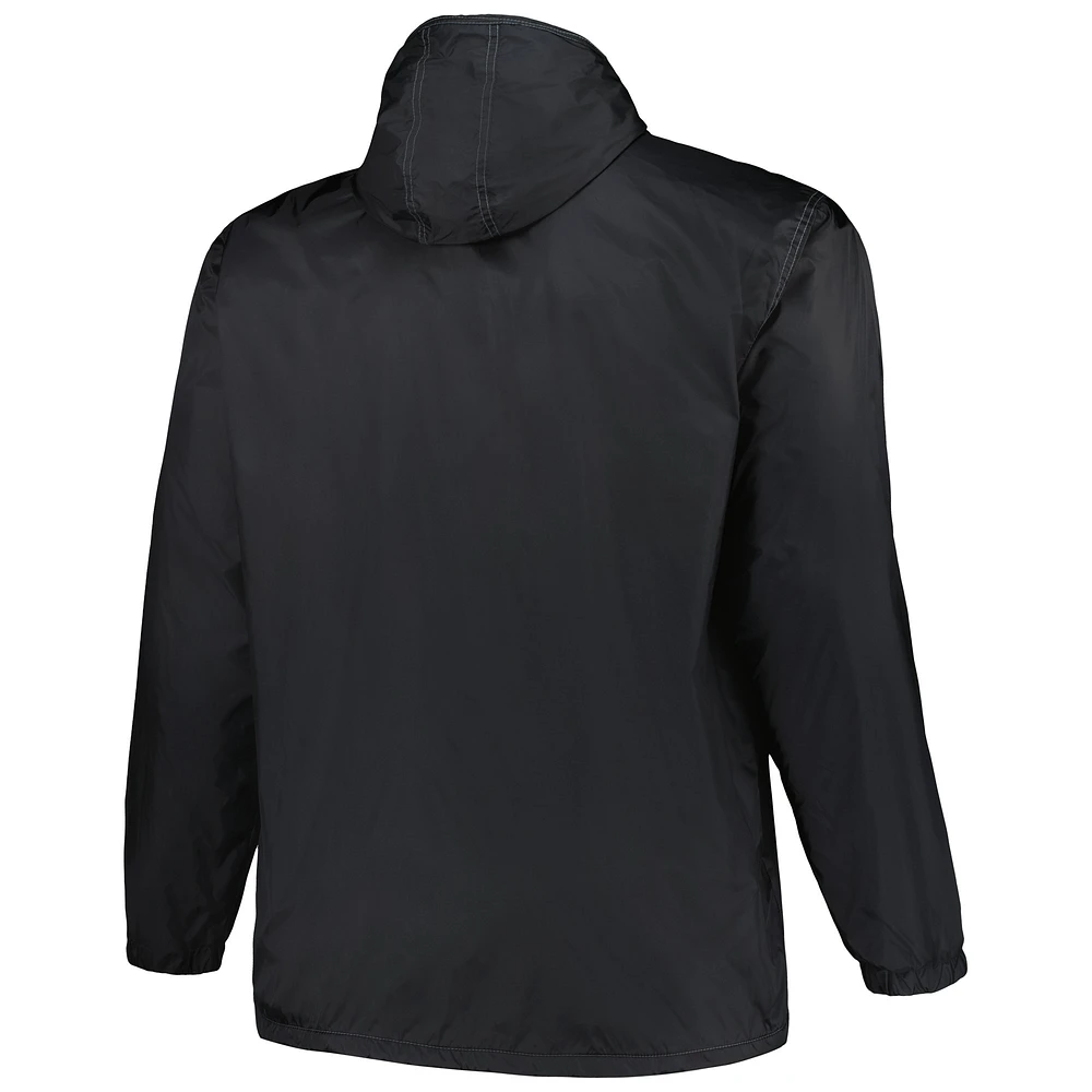 Men's Dunbrooke Black New Orleans Saints Big & Tall Legacy Stadium Full-Zip Jacket