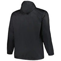 Men's Dunbrooke Black New Orleans Saints Big & Tall Legacy Stadium Full-Zip Jacket