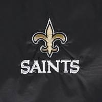 Men's Dunbrooke Black New Orleans Saints Big & Tall Legacy Stadium Full-Zip Jacket