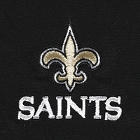 Men's Dunbrooke Black New Orleans Saints Journey Workwear Tri-Blend Full-Zip Jacket