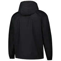 Men's Dunbrooke Black New Orleans Saints Tropic Waterproof Packable Full-Zip Hoodie Jacket