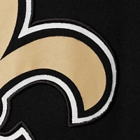 Men's Fanatics Black/Gray New Orleans Saints Big & Tall Block Party Pullover Hoodie