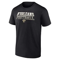 Men's Fanatics Black New Orleans Saints Big & Tall N'Orleans Football Statement T-Shirt