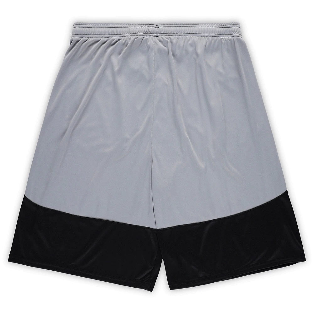 Men's Fanatics Black New Orleans Saints Big & Tall Team Logo Shorts