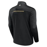 Men's Fanatics Black New Orleans Saints Defender Evo Quarter-Zip Jacket