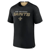 Men's Fanatics Black New Orleans Saints Defender Evo T-Shirt