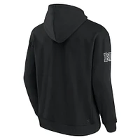 Men's Fanatics Black New Orleans Saints Elements Pace Pullover Hoodie