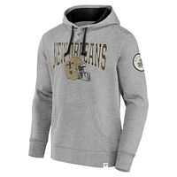Men's Fanatics  Black New Orleans Saints Label Maker Pullover Hoodie