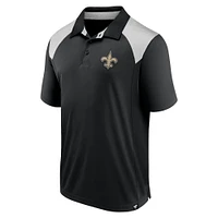 Men's Fanatics Black New Orleans Saints Primary Polo