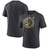 Men's Fanatics Heathered Charcoal New Orleans Saints Sporting Chance Tri-Blend - T-Shirt