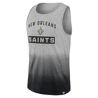 Men's Fanatics Heathered Gray/Black New Orleans Saints Our Year - Tank Top