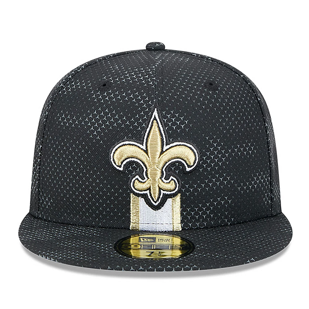 Men's New Era Orleans Saints 2024 Sideline 59FIFTY Fitted Hat