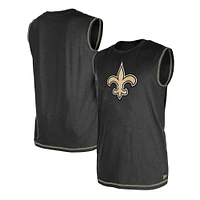 Débardeur noir New Era Saints de la Nouvelle-Orléans pour hommes