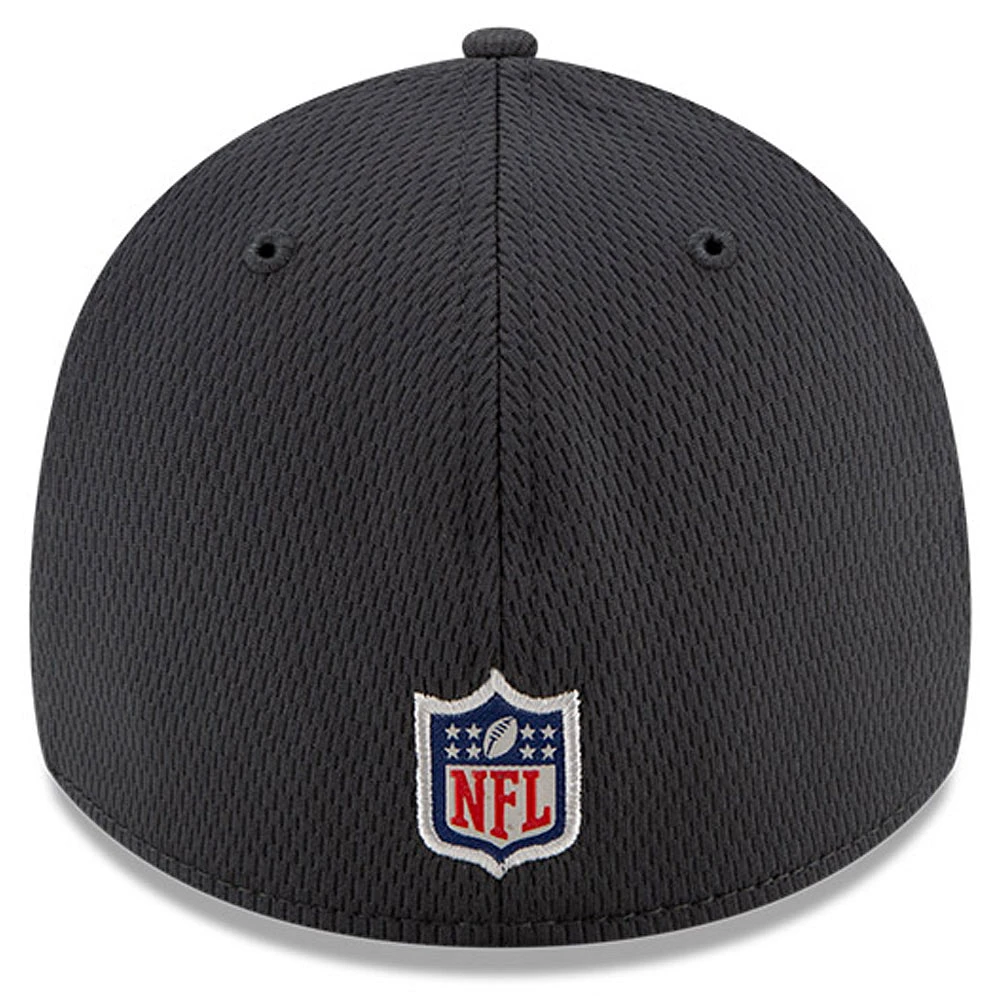 Men's New Era Charcoal Orleans Saints 2021 NFL Crucial Catch - 39THIRTY Flex Hat