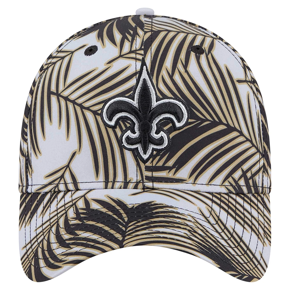 Casquette New Era 39THIRTY Flex grise Orleans Saints Palms pour homme
