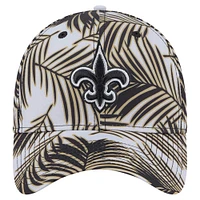 Casquette New Era 39THIRTY Flex grise Orleans Saints Palms pour homme