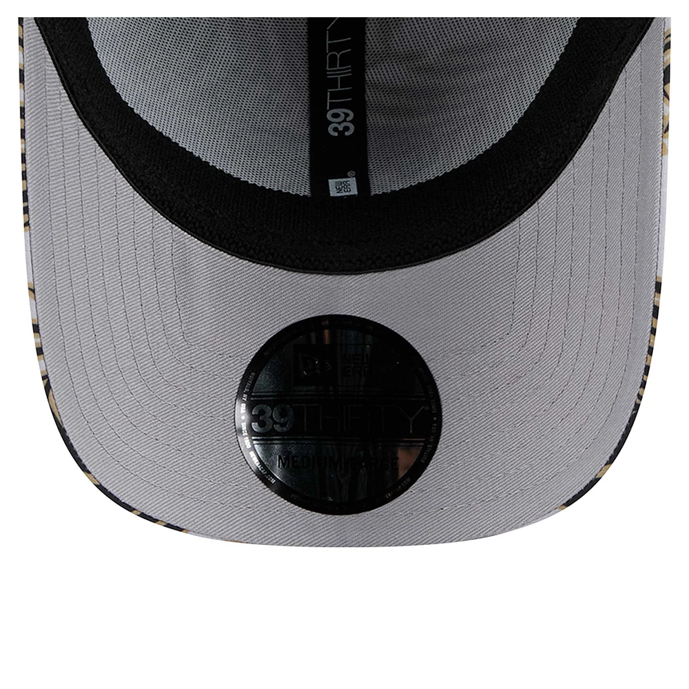 Casquette New Era 39THIRTY Flex grise Orleans Saints Palms pour homme