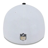 Men's New Era  White/Black Orleans Saints 2023 Sideline 39THIRTY Flex Hat