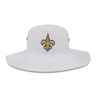 Men's New Era  White New Orleans Saints 2023 NFL Training Camp Panama Bucket Hat