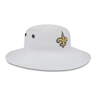 Men's New Era  White New Orleans Saints 2023 NFL Training Camp Panama Bucket Hat