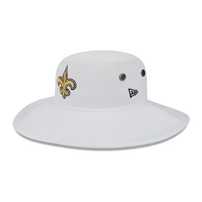 Men's New Era  White New Orleans Saints 2023 NFL Training Camp Panama Bucket Hat
