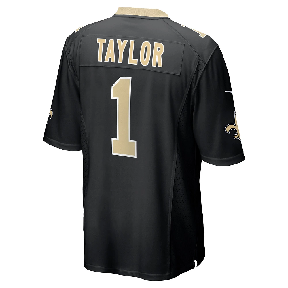 Men's Nike Alontae Taylor  Black New Orleans Saints Team Game Jersey