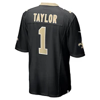 Men's Nike Alontae Taylor  Black New Orleans Saints Team Game Jersey