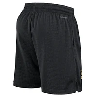 Men's Nike Black New Orleans Saints 2024 Sideline Performance Mesh Shorts
