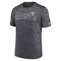 Men's Nike  Black New Orleans Saints Big & Tall Velocity Performance T-Shirt