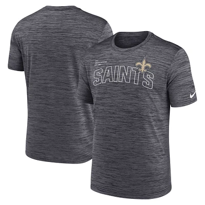 Men's Nike  Black New Orleans Saints Big & Tall Velocity Performance T-Shirt
