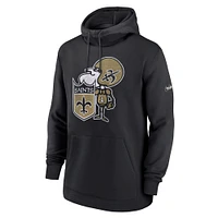 Men's Nike Black New Orleans Saints Classic Pullover Hoodie