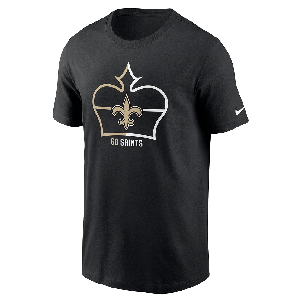 Men's Nike Black New Orleans Saints Essential Local Phrase T-Shirt