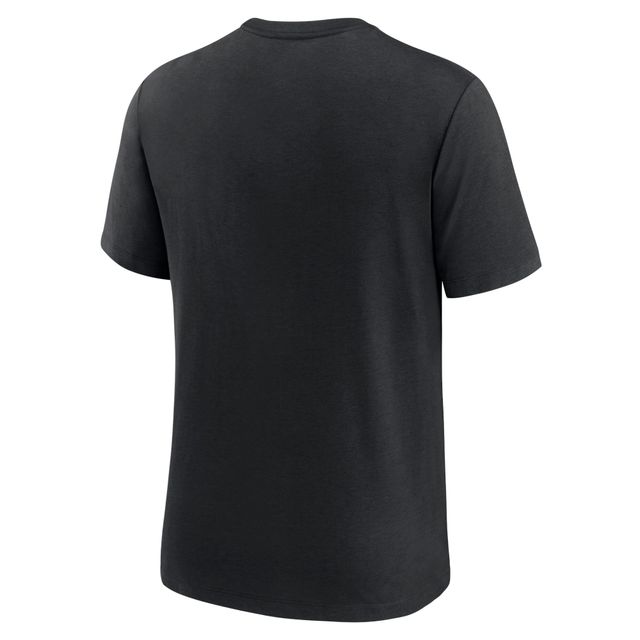 T-shirt Nike New Orleans Saints Rewind Playback pour homme avec logo noir
