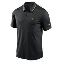Men's Nike Black New Orleans Saints Sideline Victory Performance Polo
