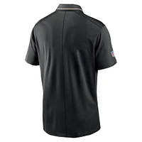 Men's Nike Black New Orleans Saints Sideline Victory Performance Polo